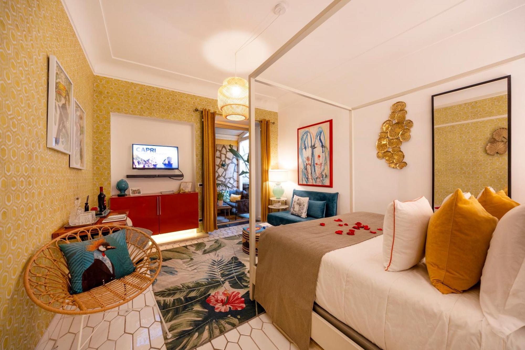 Suite Apartment Capri Con Jacuzzi In Piazzetta ภายนอก รูปภาพ